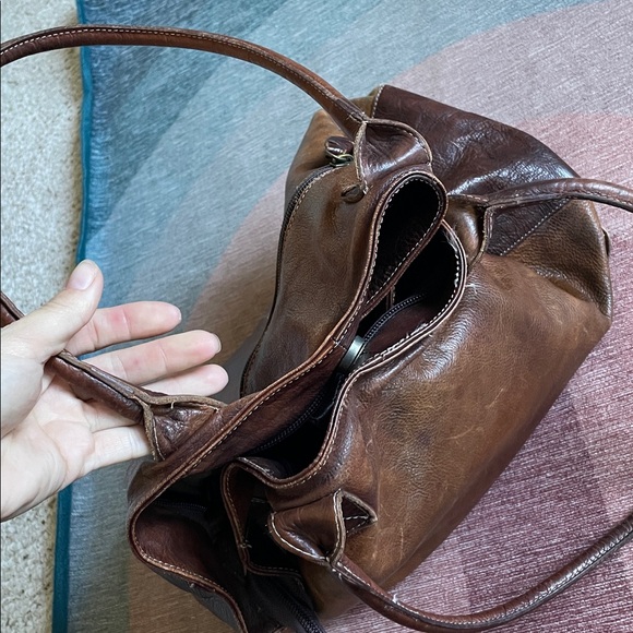 BED STU Perfect Fall Brown Leather Cersei Tote Bag - Picture 12 of 17